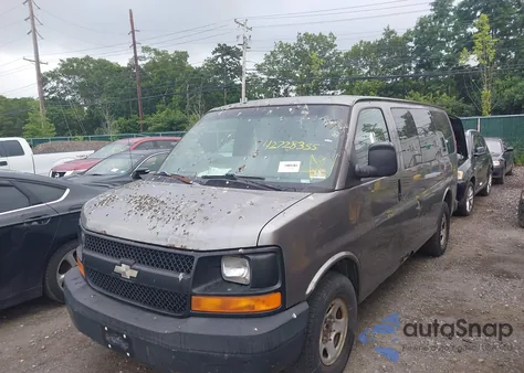 2008 Chevrolet Express G1500 from USA, damaged, VIN 1GNFG154881120777